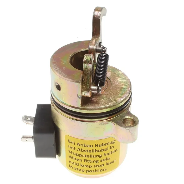 04170534R Fuel Shutoff Solenoid Valve For Deutz F4L1011 F3L1011 CASE Backhoe 360