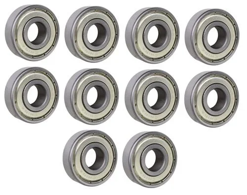 (10 Each) 6201-ZZ, 6201-2Z, 201SS Shielded Radial Ball Bearing 12X32X10 SpinCo