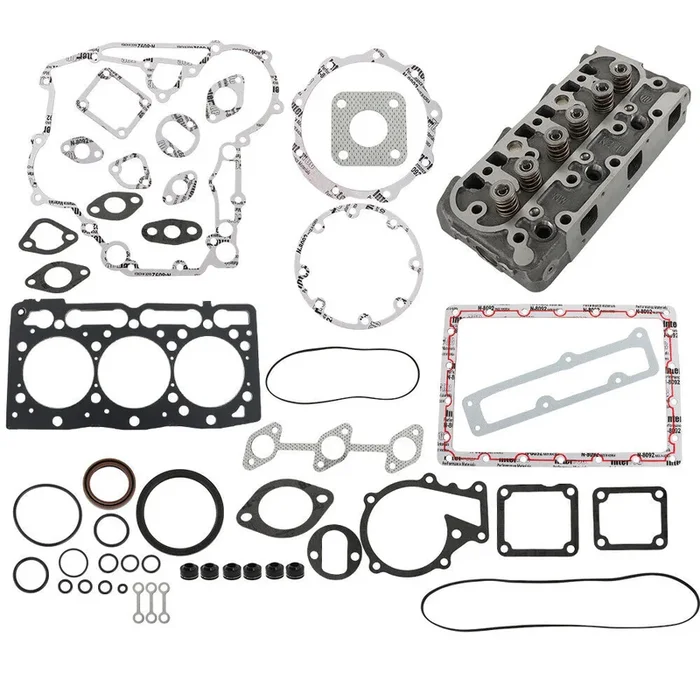 16022-0304 Complete Cylinder Head W/ Full Gasket Kit For Kubota D1105 RTV1100