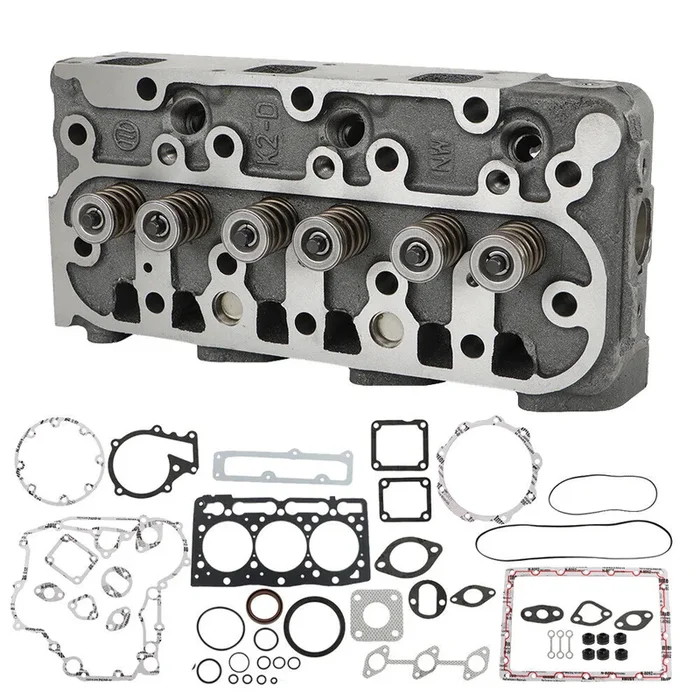 16027-0304 Complete Cylinder Head W/ Full Gasket Kit For Kubota D1105 RTV1100 US