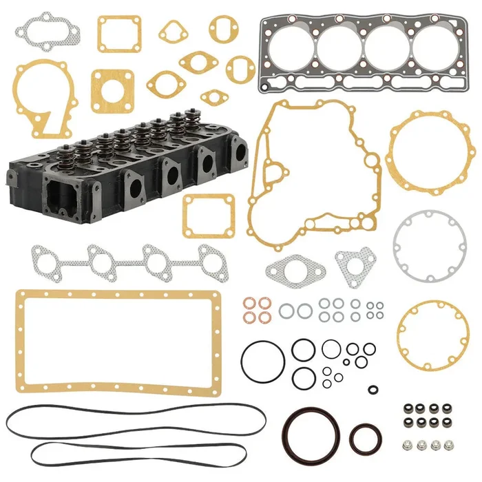 1× Complete Cylinder Head Assy+Gasket Kit For Kubota V1505 V1505D Tractor