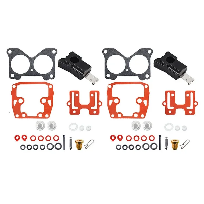 2 Carburetor Rebuild Kit for Johnson Evinrude V4 135HP 1973-1976,140HP 1977-1983