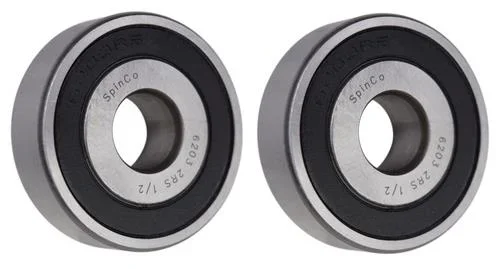 (2 Each) 6203-2RS-1/2, 6203LLU8, 203PP8 Sealed Radial Ball Bearing 0.5″X40X12