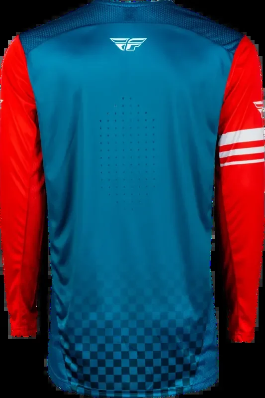 377-054L Rayce Bicycle Jersey Red/White/Blue Lg