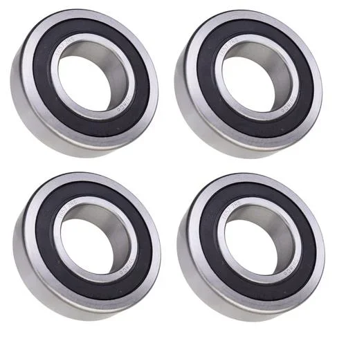 (4 Each) 1657-2RS Sealed Radial Ball Bearing 1-1/4 ID X 2-9/16 OD X 11/16 Wide