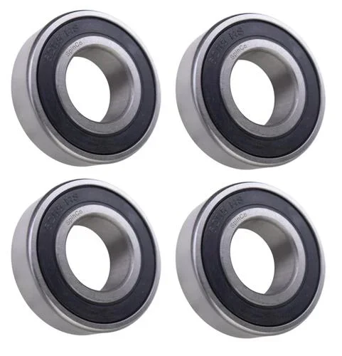 (4 Each) 6205-2RS, 6205LLU, 205PP Sealed Radial Ball Bearing 25X52X15 SpinCo