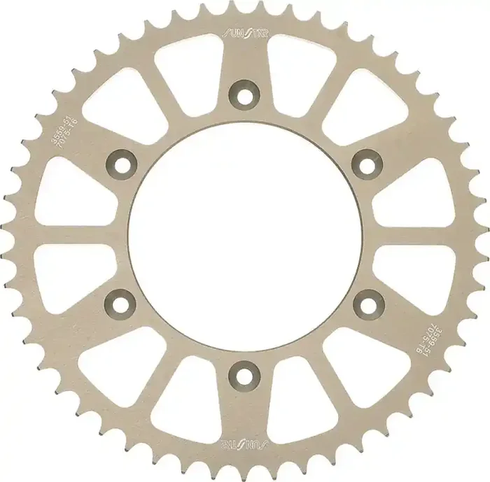 5-357752 Rear Sprocket Aluminum 52t 520 Suz