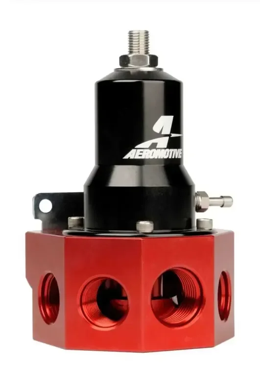 Aeromotive Regulator – 30-120 PSI – .500 Valve – 4x AN-08 and AN-10 inlets / AN-10 Bypass