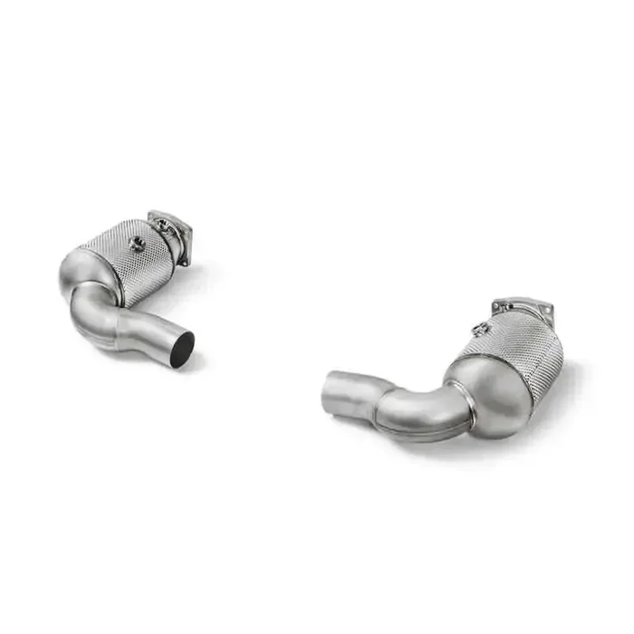 Akrapovic 16-17 Porsche 911 Turbo/Turbo S (991.2) Link Pipe Set w/ Cat (SS)