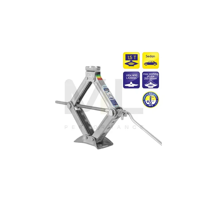 ALCA Power 436000 Jack 1.5t, Mechanical, Passenger cars, Scissor jacks