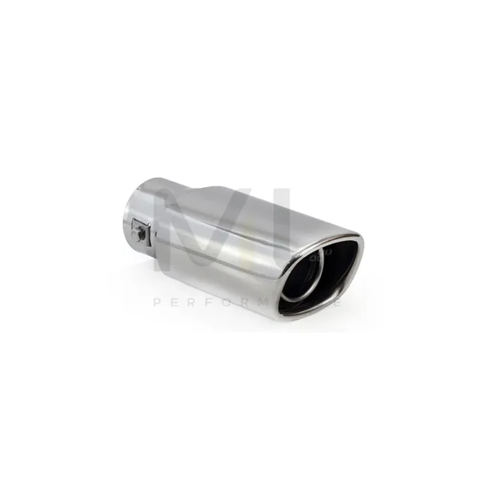 AMiO MT 015 01315 Exhaust tip oval, round, Stainless Steel, 180mm, 51mm