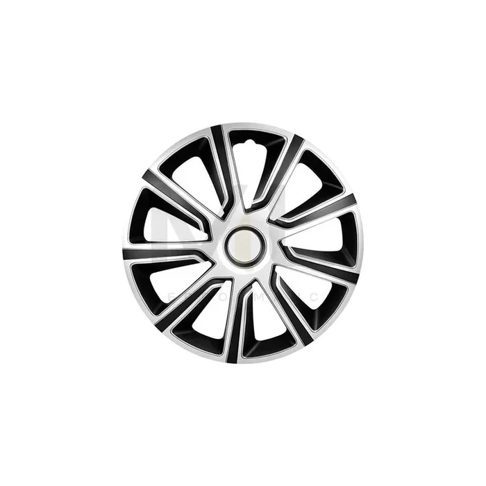 ARGO 14 COSMO SILVER BLACK Wheel trims 14 Inch Black/Silver