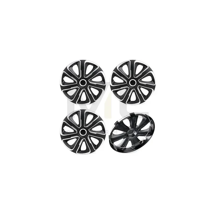 ARGO 15 LIVORNO CARBON S&B Wheel trims 15 Inch Black/Silver, Carbon