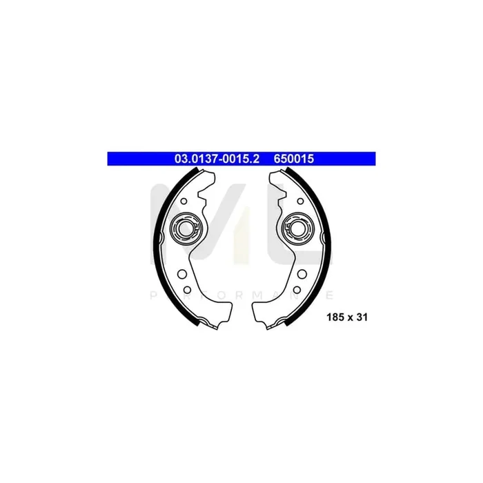 ATE 03.0137-0015.2 Brake Shoe Set