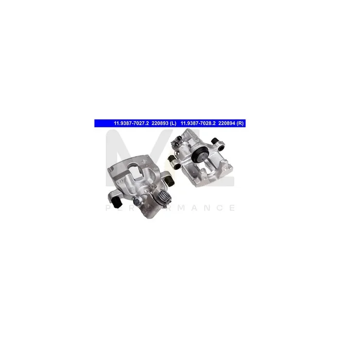 ATE 11.9387-7028.2 Brake Caliper for RENAULT LAGUNA without holder