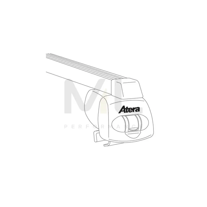 Atera Signo 044092 Roof bars for Opel Zafira B (A05) for closed roof rails, 110 cm, 100 kg, Steel