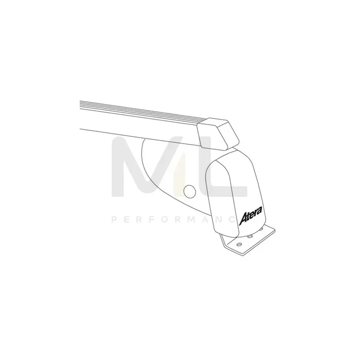 Atera Signo 044148 Roof bars for cars without rails, 137 cm, 100 kg, Steel
