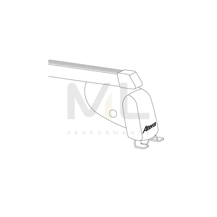 Atera Signo 044155 Roof bars for cars without rails, 137 cm, 100 kg, Steel