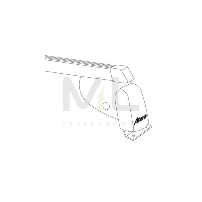 Atera Signo 044156 Roof bars for Honda CR-V III (RE) for cars without rails, 110 cm, 80 kg, Steel