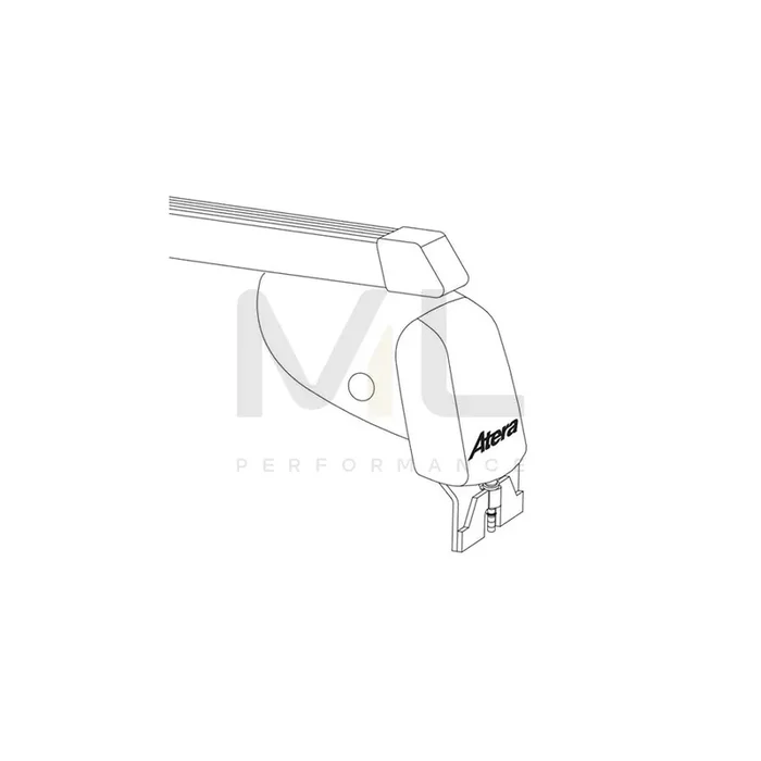 Atera Signo 044167 Roof bars for cars without rails, 122 cm, 100 kg, Steel
