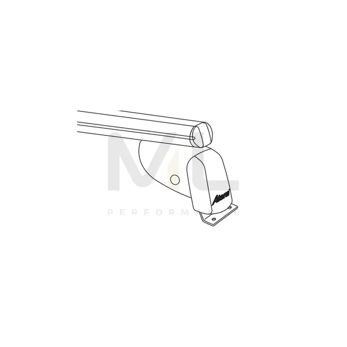 Atera Signo 045156 Roof bars for Honda CR-V III (RE) for cars without rails, 110 cm, 80 kg, Aluminium