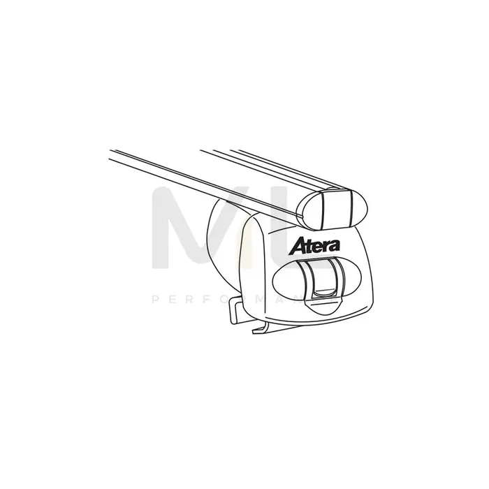 Atera Signo 045241 Roof bars for BMW X1 (E84) for closed roof rails, 122 cm, 75 kg, Aluminium