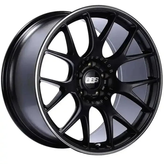 BBS CH-R 20×10.5 5×120 ET24 Satin Black Polished Rim Protector Wheel -82mm PFS/Clip Required