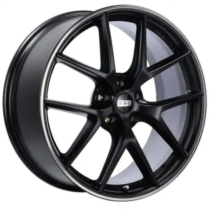 BBS CI-R 19×9.5 5×114.3 ET40 Platinum Silver Polished Rim Protector Wheel -82mm PFS/Clip Required