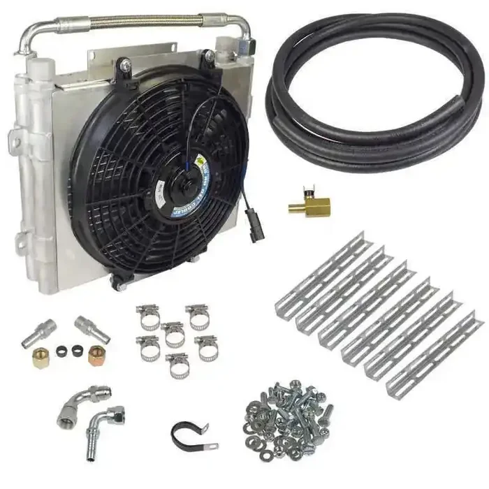 BD Diesel Xtrude Double Stacked Transmission Cooler Kit – Universial 1/2in Tubing