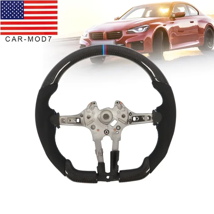 Black Carbon Fiber Steering Wheel for BMW M2 M3 M4 F80 F15 F30 M Sports