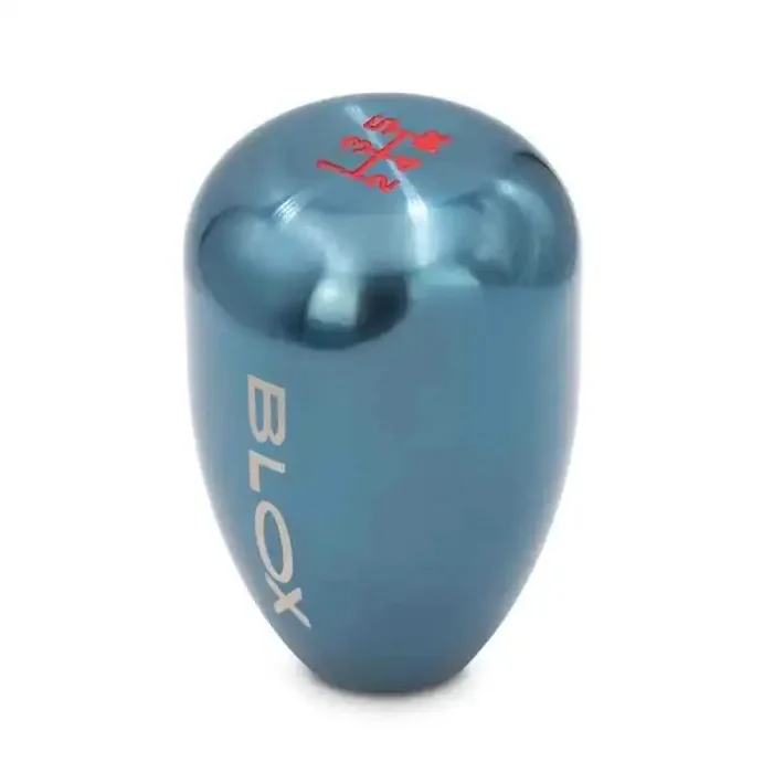 BLOX Racing 5-Speed Billet Shift Knob – Torch Blue 10×1.5mm