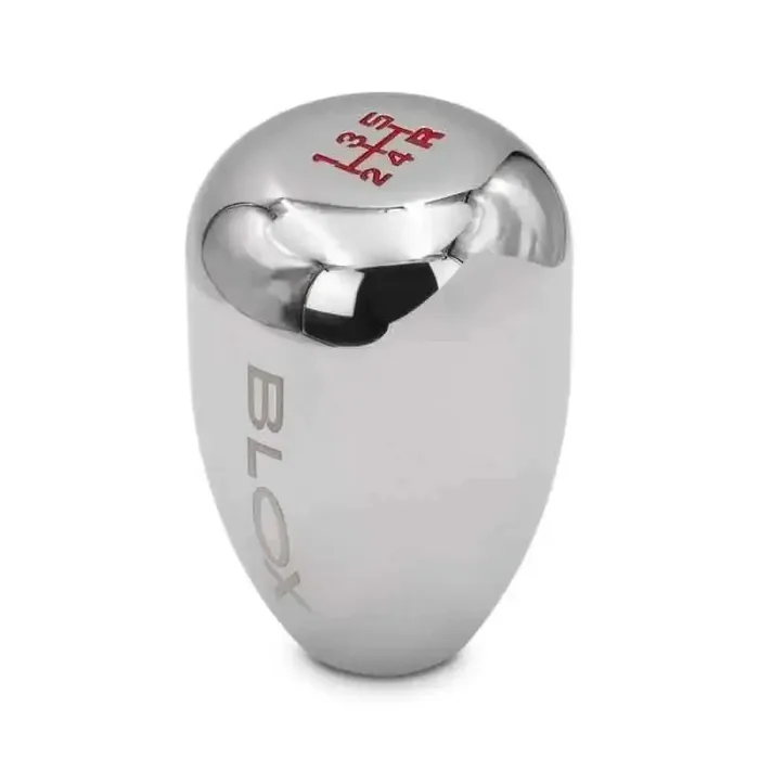 BLOX Racing Limited Series 5-Speed Billet Shift Knob Chrome Finish – M10X1.5