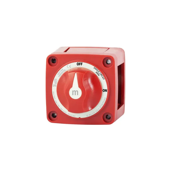 Blue Sea Systems Switch Battery m-Series ON/OFF With Knob – 6006B-BSS