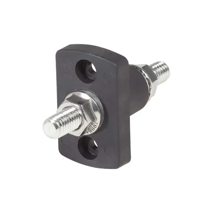 Blue Sea Systems TermSm FeedThrough 3/8-16 Stud Black