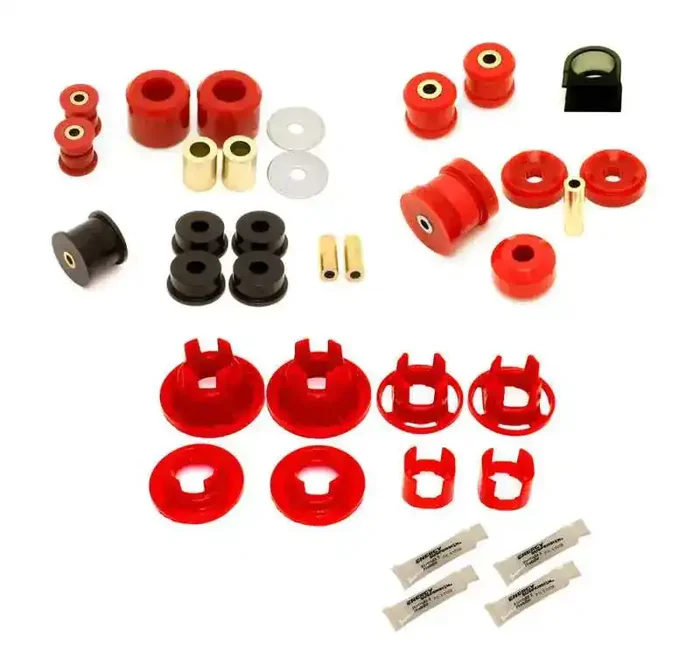 BMR 10-11 5th Gen Camaro Street Version Total Suspension Bushing Kit (BK041/BK021/BK022) – Black/Red