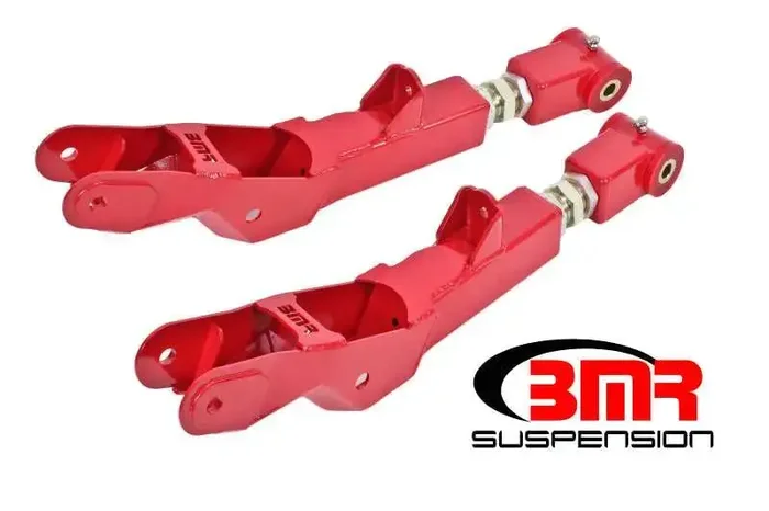 BMR 10-15 5th Gen Camaro Lower Control Arms Rear On-Car Adj. (Polyurethane) – Red