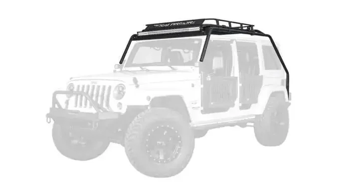 Body Armor 4×4 07-18 Jeep Wrangler JK Windshield Light Bar