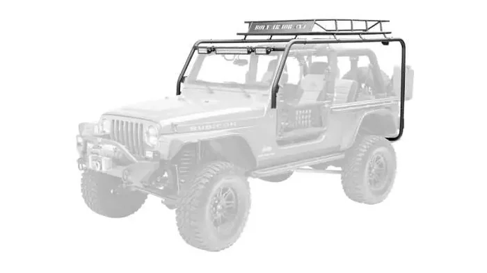 Body Armor 4×4 2005+ Toyota Tacoma Crew Cab Sport Rack Requires 5129 Basket