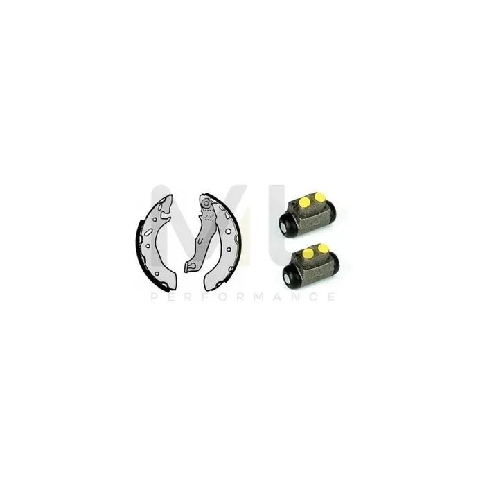 BREMBO STANDARD KIT H 24 054 Brake Shoe Set for FORD FIESTA Ø 180mm
