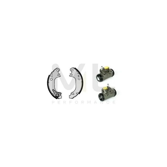 BREMBO STANDARD KIT H 61 034 Brake Shoe Set for PEUGEOT 205 Ø 180mm