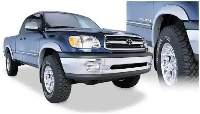 Bushwacker 03-06 Toyota Tundra Standard Cab Fleetside Extend-A-Fender Style Flares 4pc – Black