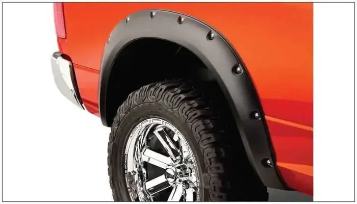 Bushwacker 10-18 Dodge Ram 2500 Fleetside Pocket Style Flares 2pc 67.4/76.3/96.3in Bed – Black