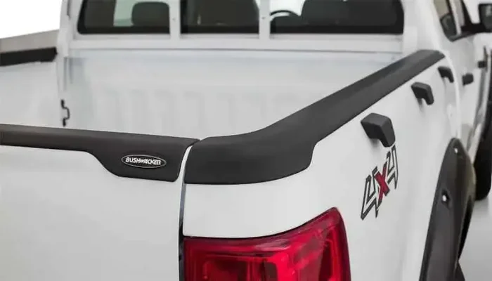 Bushwacker 11-15 Ford Ranger T6 Bed Rail Caps – Black