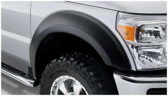 Bushwacker 11-16 Ford F-250 Super Duty Styleside Extend-A-Fender Style Flares 2pc – Black