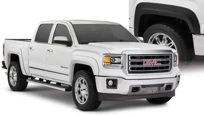 Bushwacker 14-15 GMC Sierra 1500 Extend-A-Fender Style Flares 4pc – Black