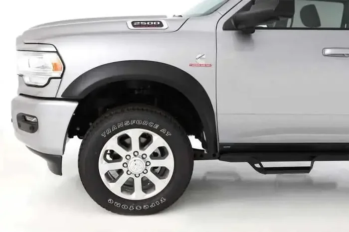 Bushwacker 2019 Dodge Ram 2500 Extend-A-Fender Style Flares 2pc Front – Black