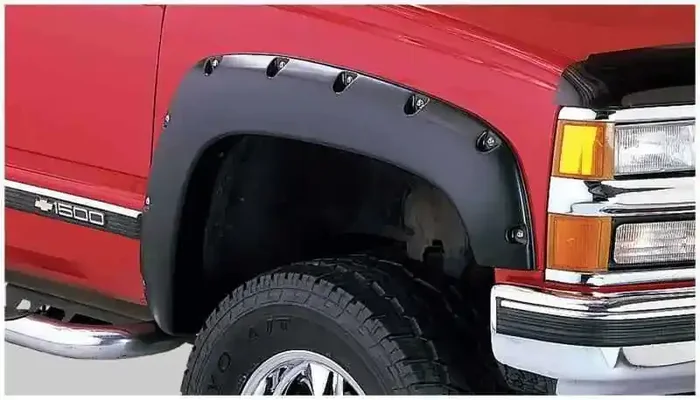 Bushwacker 88-99 Chevy C1500 Pocket Style Flares 2pc – Black