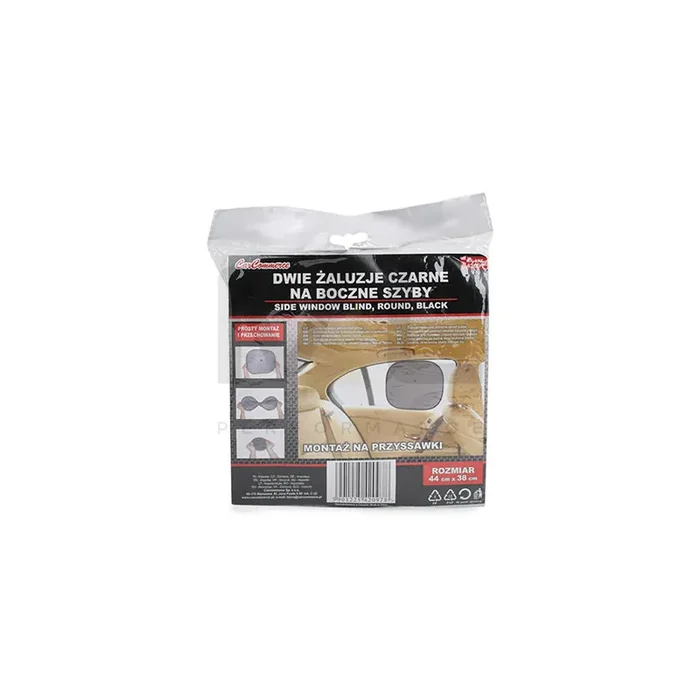 CARCOMMERCE 42097 Car sun shade Black, Quantity 2