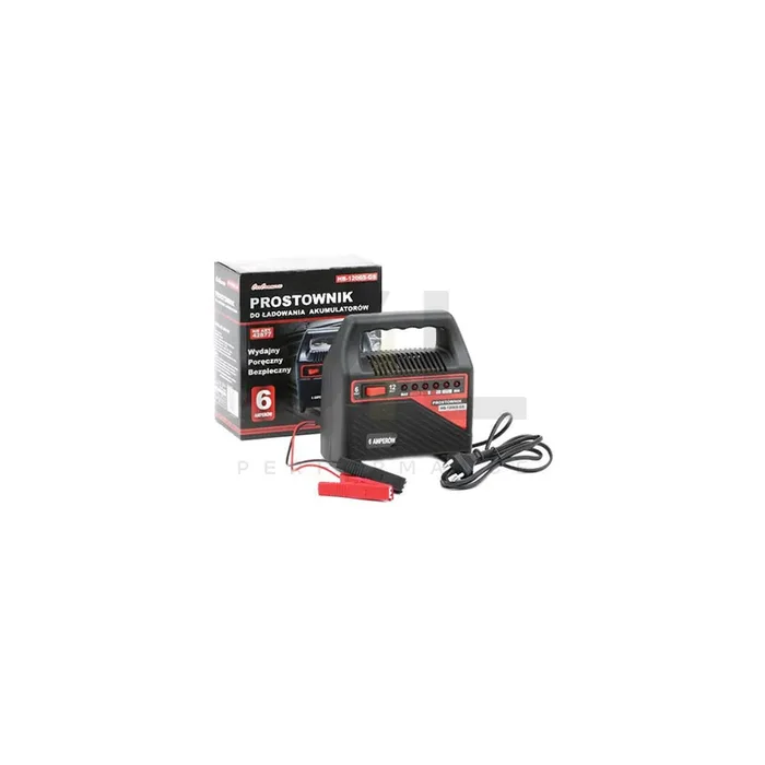 CARCOMMERCE 42877 Battery Charger portable, 6A