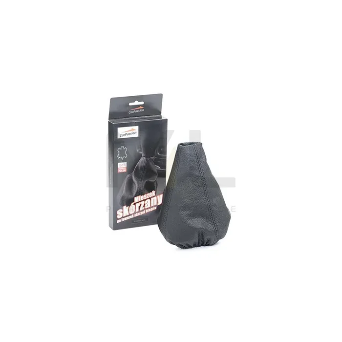 CARPASSION 10054 Gear stick gaiter Leather, Black, Universal